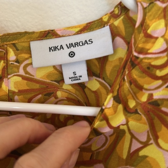 Target Designer Collab Kika Vargas Floral Mini Dress Size S – Perfect for Fall - Picture 5 of 5
